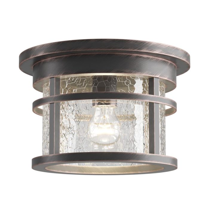 Потолочный светильник ODEON LIGHT VIRTA, коричневый/патина, E27, 60W