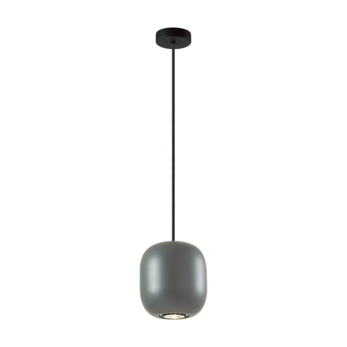 Подвесной светильник ODEON LIGHT COCOON, черный/темн зеленый, GU10, LED 4W