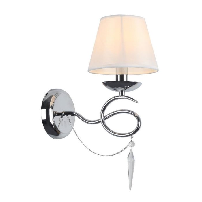 Бра Omnilux Padru OML-53301-01, хром + белый + прозрачный