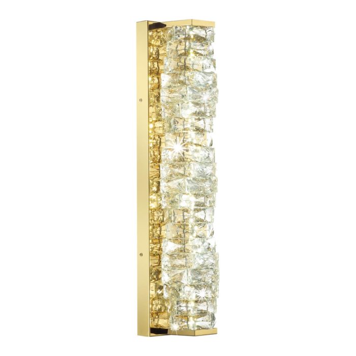 Бра ODEON LIGHT Straza, золотой/прозрачный, LED, LED 15W, 4000K