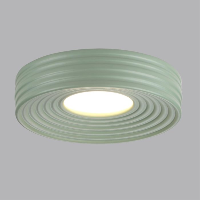 Подвесной светильник SONEX MACARON, белый, зеленый/цветной, LED, LED 40W, 4000K