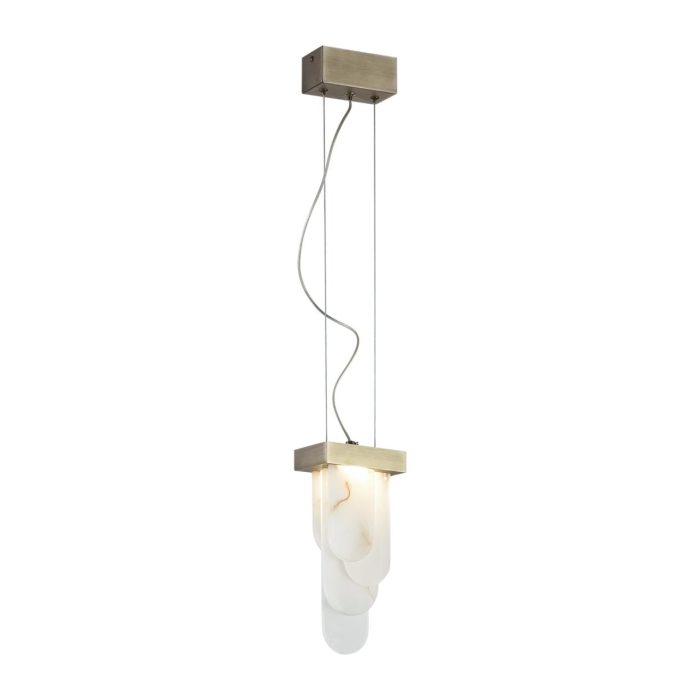 Бра ODEON LIGHT EXCLUSIVE FOROS, бронзовый "брашинг"/смола под алебастр, LED, LED 12W, 3000K