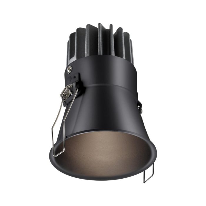 Встраиваемый светильник NOVOTECH LANG, черный, LED, LED 12W, 3000K