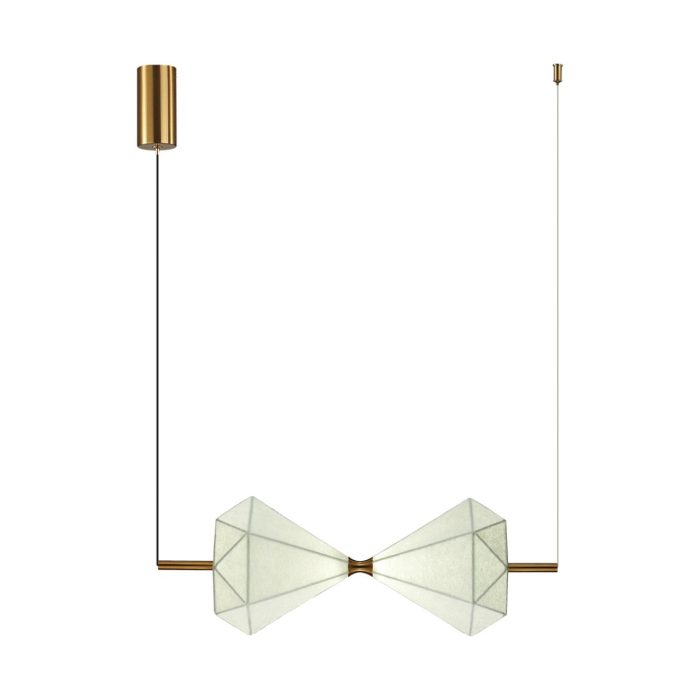 Подвесной светильник ODEON LIGHT SAND GLASS, ткань/белый, LED, LED 12W, 4000K