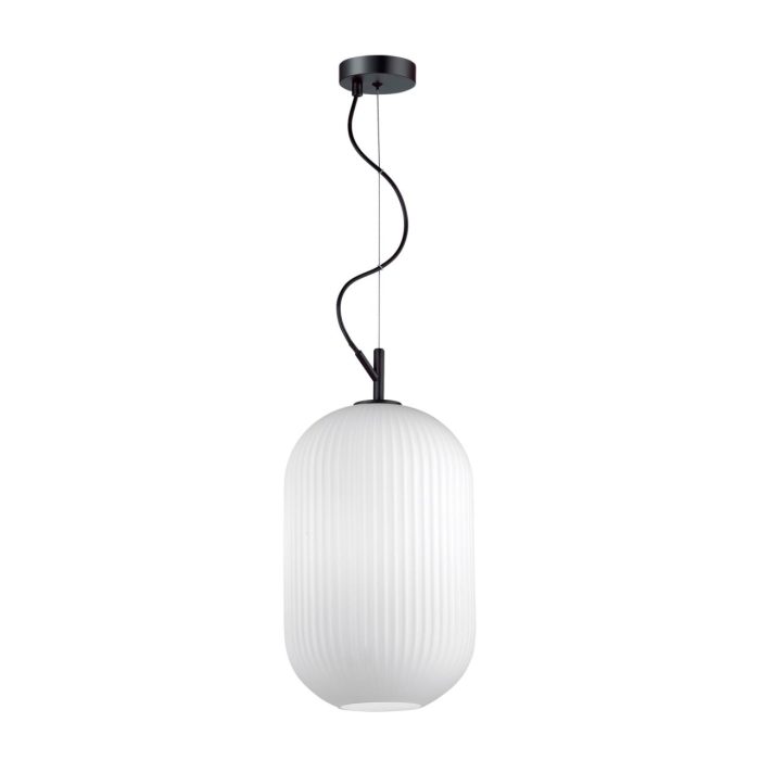 Подвесной светильник ODEON LIGHT ROOFI, белый/черный, E27, 60W