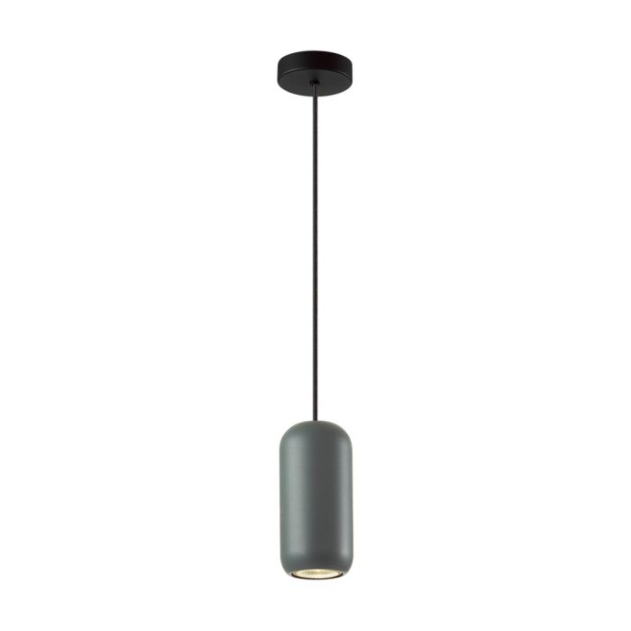 Подвесной светильник ODEON LIGHT COCOON, черный/темн зеленый, GU10, LED 4W