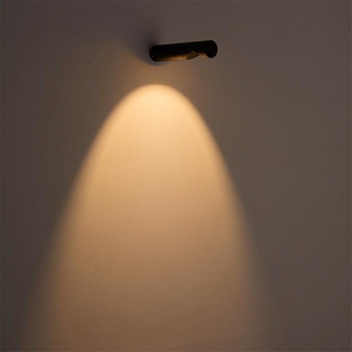 Бра ODEON LIGHT BAMBOO, черный, LED, LED 3W, 3000K
