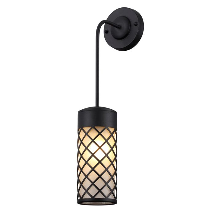 Бра ODEON LIGHT DUNES, черный/белый, E27, 60W