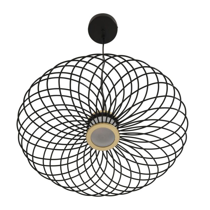 Подвесной светильник LUMION CAMOMILE, черный, LED, LED 9W, 3000K