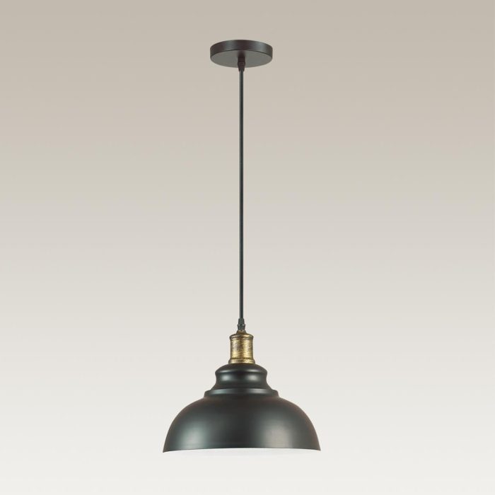 Подвесной светильник LUMION DARIO, матовый черный/черный, E27, 60W