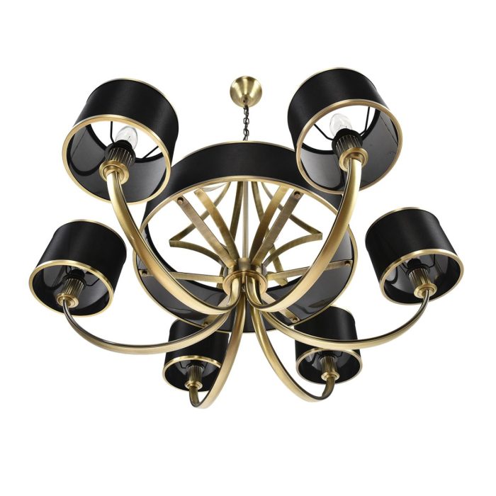 Люстра LUMION DEMETRA, античная бронза, черный/античная бронза, E14 + G9, 200W