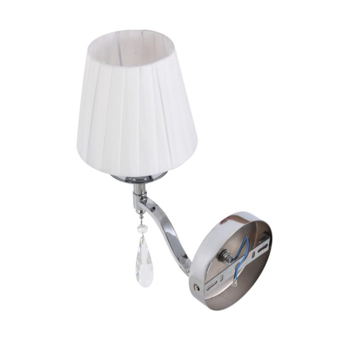 Бра LUMION MAGDA, хром, белый/хром, E14, 40W