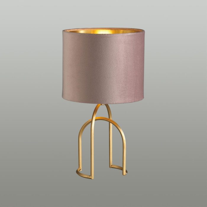 Настольная лампа LUMION STACY, матовое золото, розовый/золотой, E14, 40W