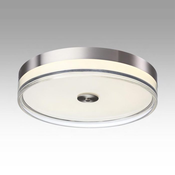 Настенно-потолочный светильник SONEX INFINITA, серебро, прозрачный/серебристый, LED, LED 76W, 4000K