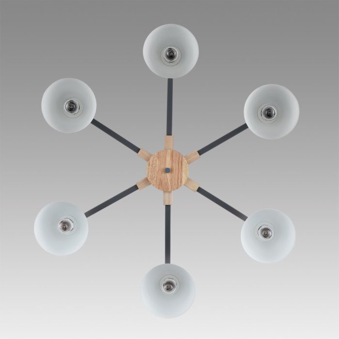 Потолочный светильник LUMION COLANGE, серый, E27, 360W