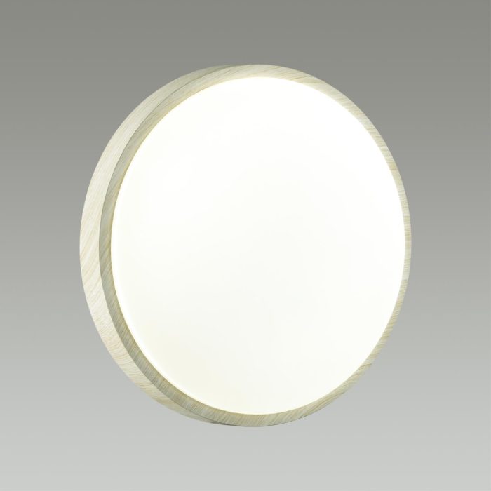 Настенно-потолочный светильник SONEX LOSTA, белый/беленый под дерево, LED, LED 18W, 4000K