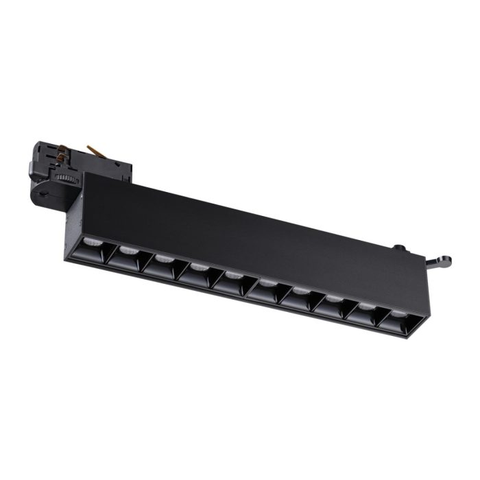 Трековый светильник NOVOTECH ITER, черный, LED, LED 16W, 4000K