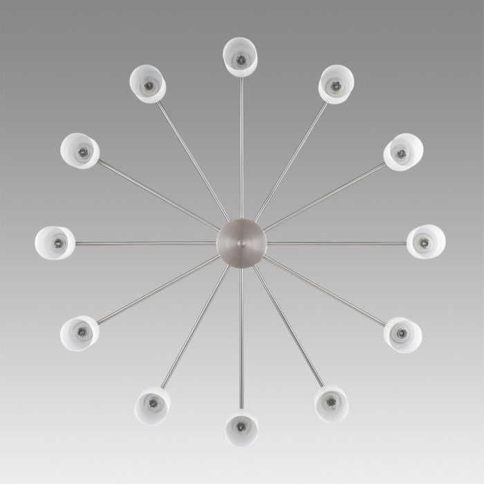 Потолочный светильник LUMION MAVE, никель, белый/никель, E14, 480W