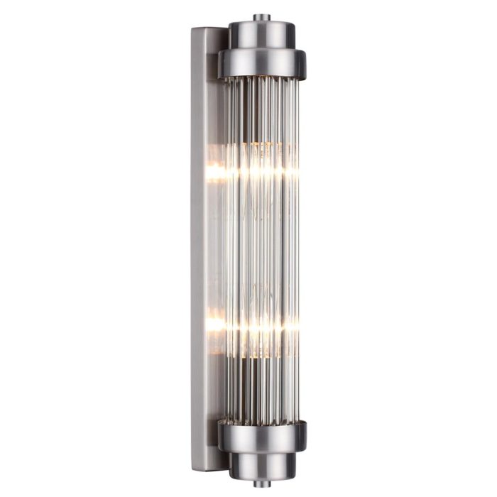Бра ODEON LIGHT LORDI, никель/прозрачный, E14, 80W
