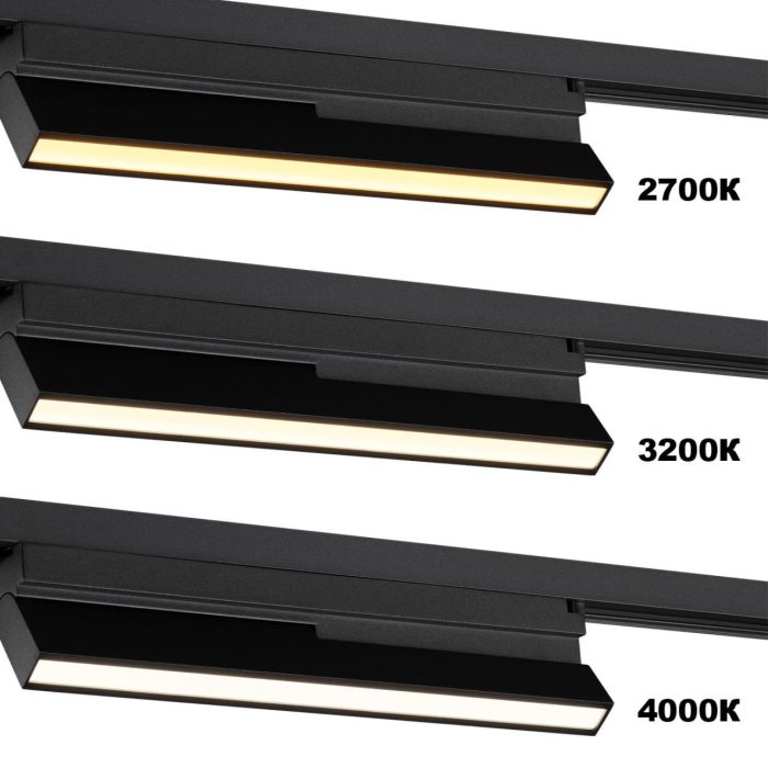 Трековый светильник NOVOTECH EOS, черный, LED, LED 6W, 2700K