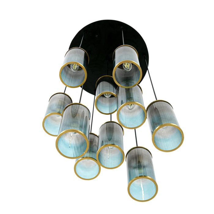 Подвесной светильник LUMION MURANO, черный, античная бронза/черный, E14, 400W