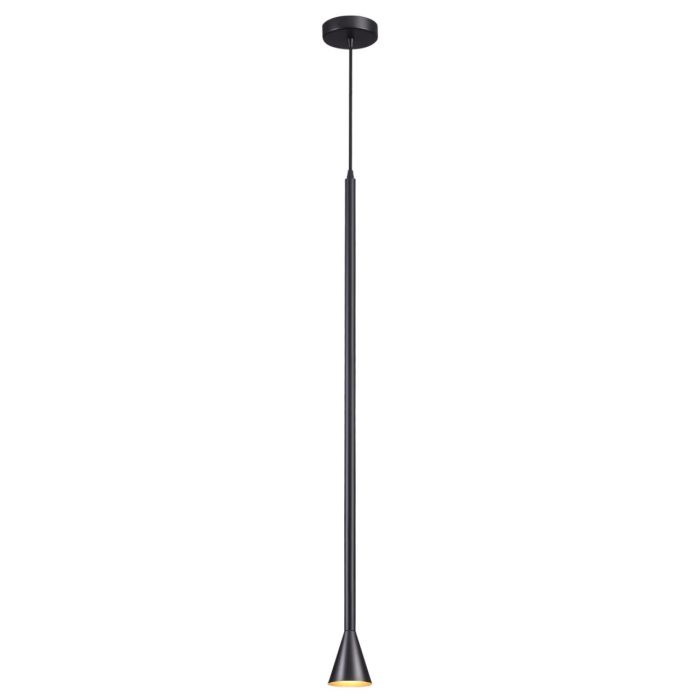 Подвесной светильник ODEON LIGHT PIPA, черный, GU10 LED, LED 7W