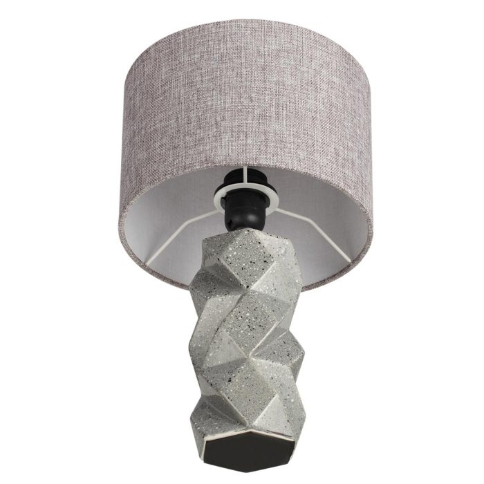 Настольная лампа LUMION BEINA, серый, E27, 60W