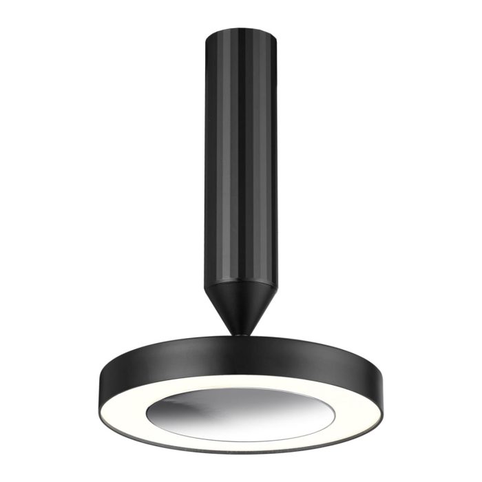 Потолочный светильник NOVOTECH MIRROR, черный, LED, LED 18W, 3000K