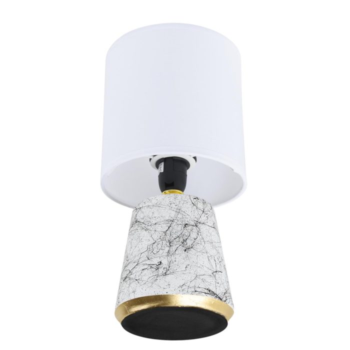 Настольная лампа LUMION GIATA, белый, бежевый/серый, E14, 40W