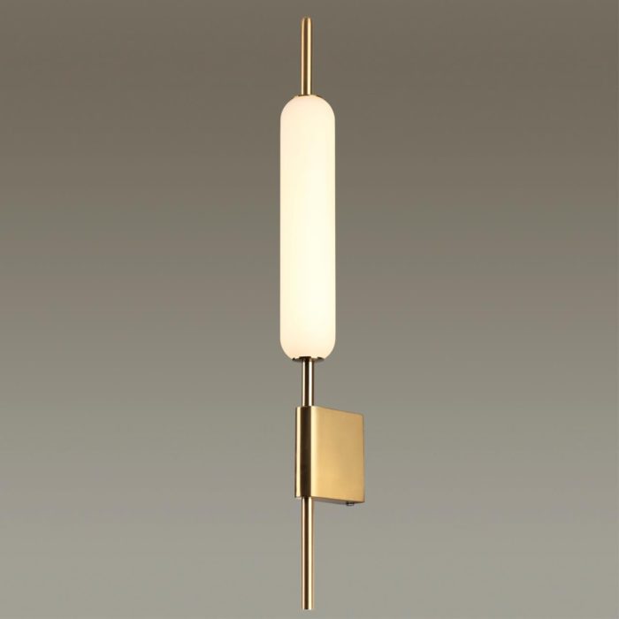 Бра ODEON LIGHT REEDS, бронзовый/белый, LED, LED 12W, 4000K