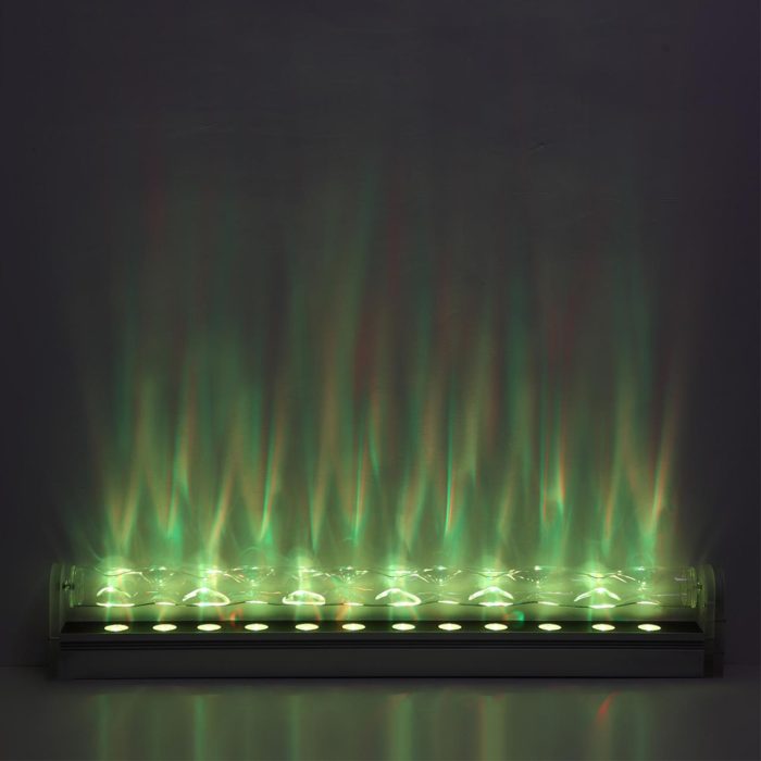 Торшер ODEON LIGHT WATERFALL, серебристый/прозрачный, LED, LED 20W, 2700K