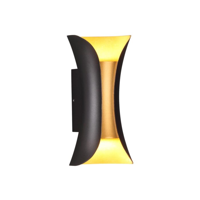 Бра ODEON LIGHT KRISTA, черный/золотистый, LED, LED 6W, 4000K