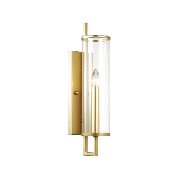 Бра ODEON LIGHT RENA, золотой/прозрачный, E14, 60W