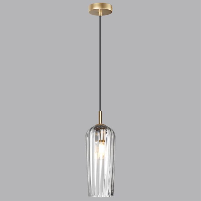 Подвесной светильник LUMION ELLIE, матовое золото/золотой, E14, 40W