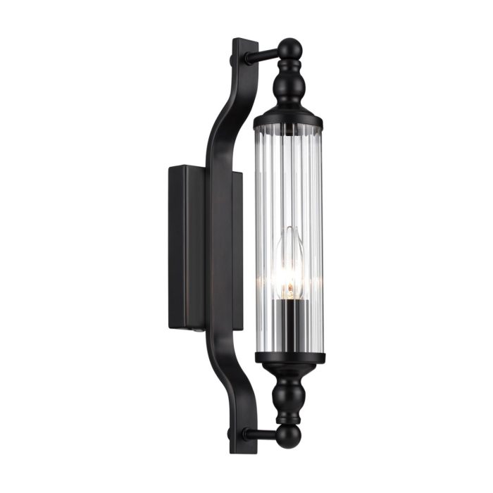 Бра ODEON LIGHT TOLERO, черный/прозрачный, E14, 40W