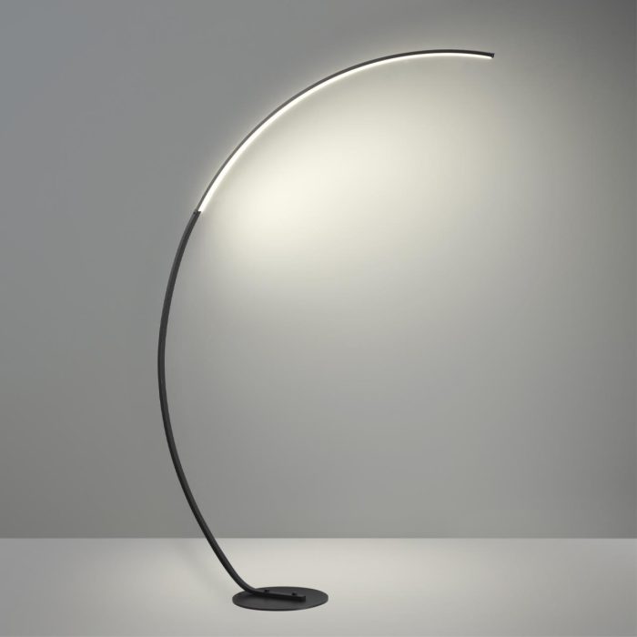 Торшер LUMION WES, черный, LED, LED 12W, 3000K