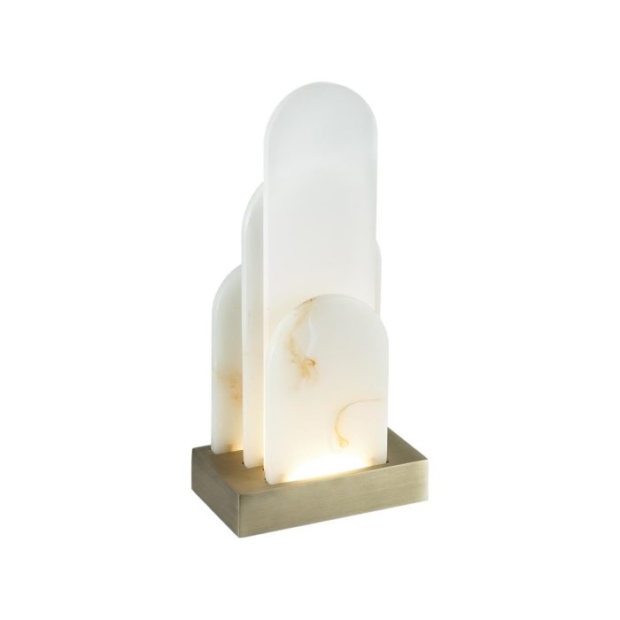 Бра ODEON LIGHT EXCLUSIVE FOROS, бронзовый "брашинг"/смола под алебастр, LED, LED 12W, 3000K