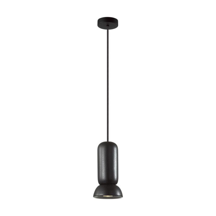 Подвесной светильник ODEON LIGHT KERAMA, черный, GU10, LED 4W