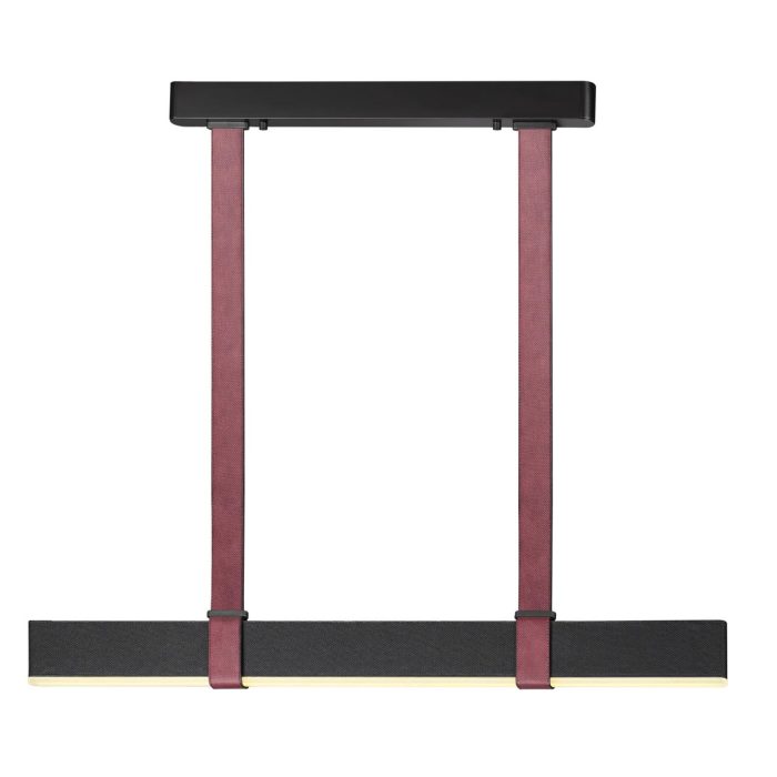 Подвесной светильник ODEON LIGHT VINCENT, экокожа/черный, LED, LED 25W, 3000K