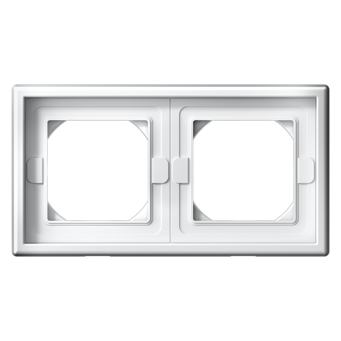 ArtGallery 2-постовая рамка IP44, белый