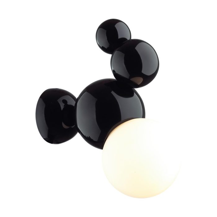 Бра LUMION BLASEN, черный, белый/черный, E27, 40W