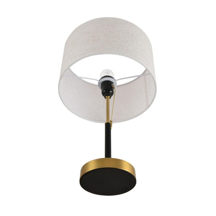Настольная лампа LUMION IRISA, медь, черный, белый/медный, черный, E27, 60W