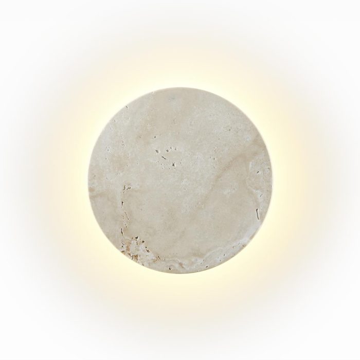 Бра ODEON LIGHT TRAVERTINO, бежевый/камень (травертин), LED, LED 12W, 3000K