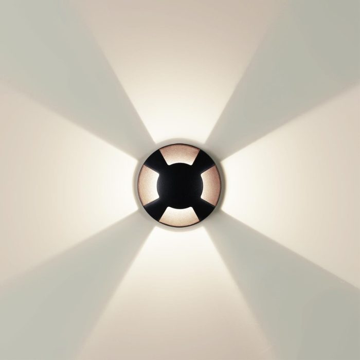 Ландшафтный светильник ODEON LIGHT WALD, черный, LED, LED 3W, 3000K