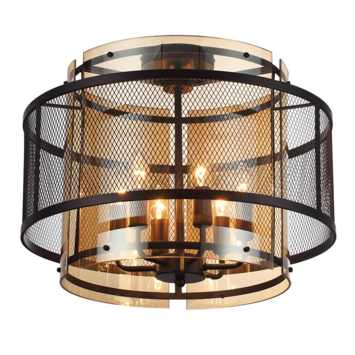 Потолочный светильник LUMION ZARINA, черный, золотой/черный, E14, 240W