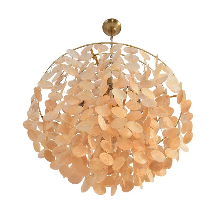 Люстра LUMION SHELLA, бронза, перламутровый/бронзовый, E14, 240W