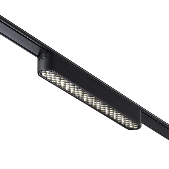 Трековый светильник NOVOTECH SMAL, черный, LED, LED 12W, 3000K