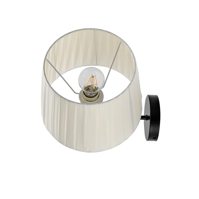 Бра LUMION TUNE, бронза, черный, бежевый/бронзовый, черный, E27, 60W