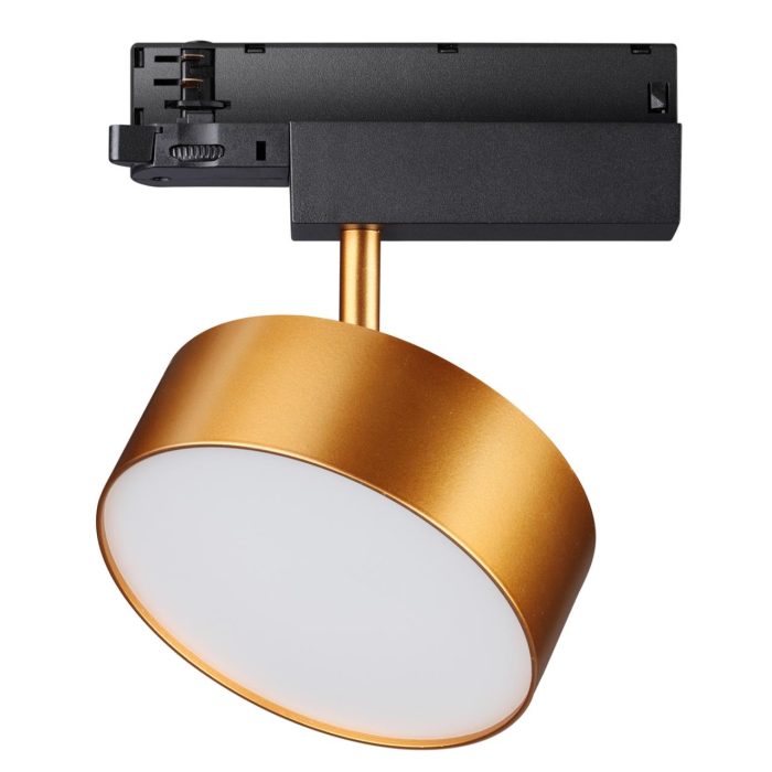 Трековый светильник NOVOTECH PROMETA, матовое золото/золотой, LED, LED 24W, 4000K