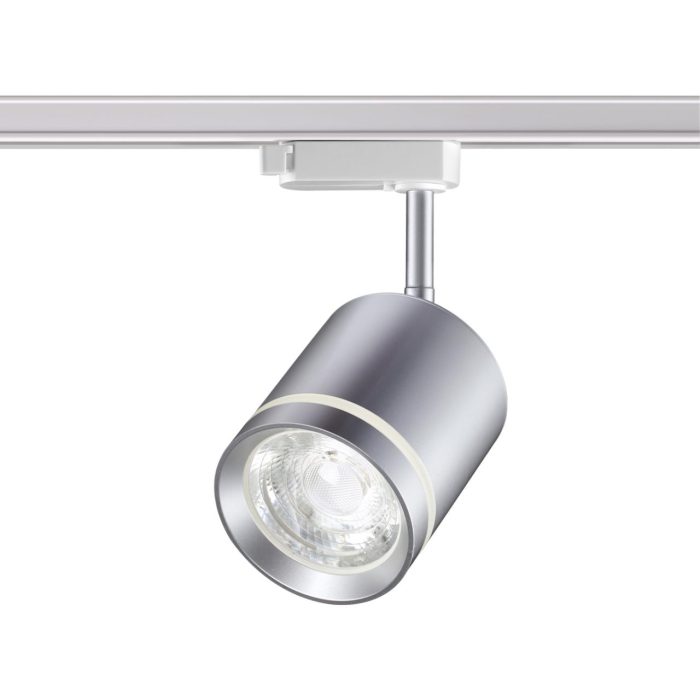 Трековый светильник NOVOTECH ARUM, серебро/серебристый, LED, LED 15W, 4000K